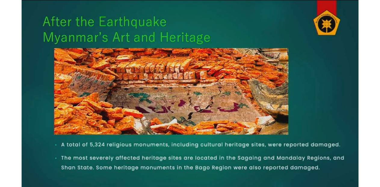 In the Wake of the Earthquake: Preserving Myanmar’s Artistic and Cultural Legacy