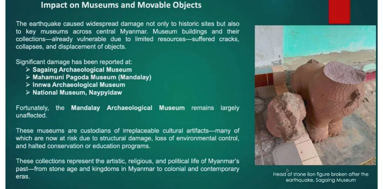 In the Wake of the Earthquake: Preserving Myanmar’s Artistic and Cultural Legacy